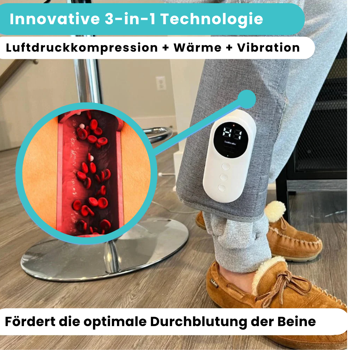 Oveanu CircuPress 3-in-1 Bein Massagegerät