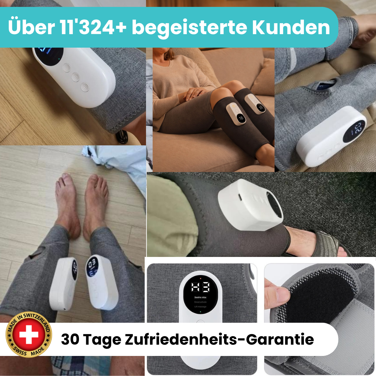 Oveanu CircuPress 3-in-1 Bein Massagegerät
